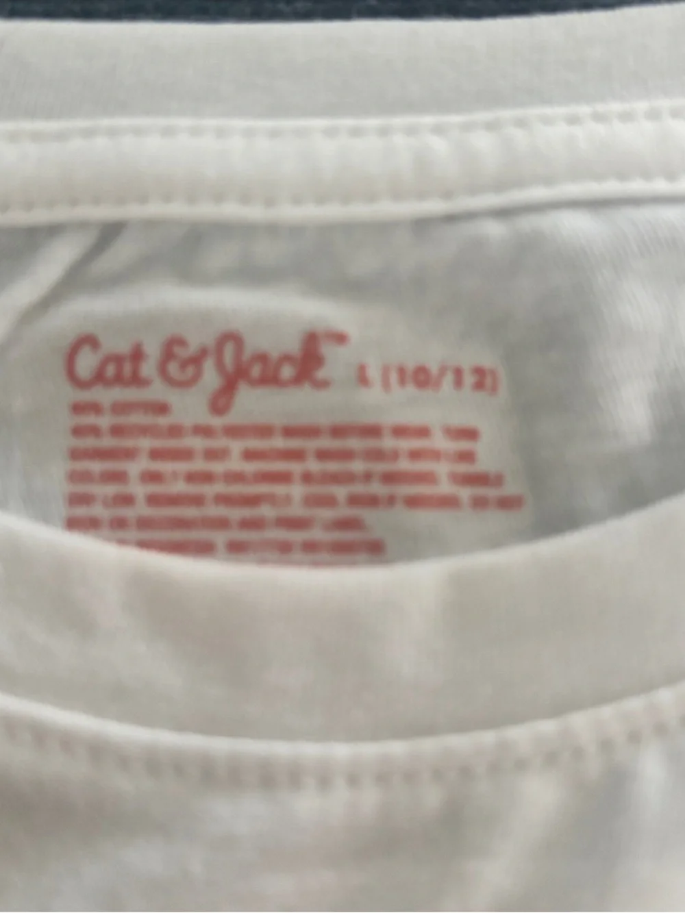 Cat & Jack White Long Sleeve Tee with Green and Pink Sequin Glasses - Picture 2 of 8